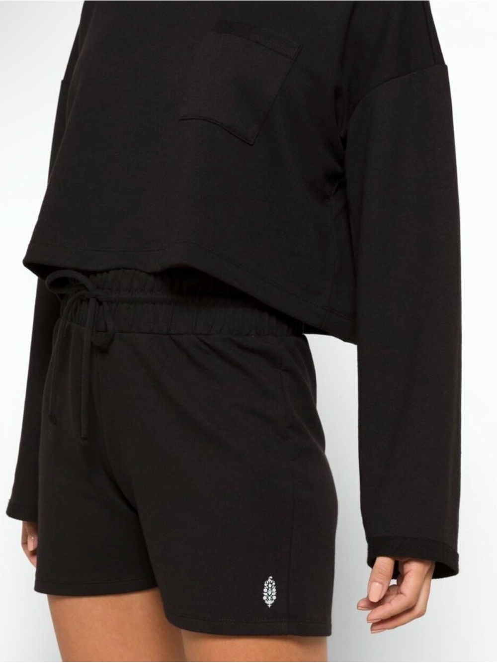 FP Movement Free People Hot Shot Easy Set Black XL NWT 2 Piece Athleisure Set